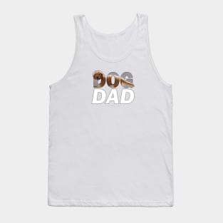 Dog dad - labradoodle oil painting word art Tank Top